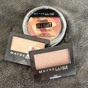 NEW!! Maybelline Glo Down, Cool Cocoa Shadows & Deep Bronze Highlighting Bronzer